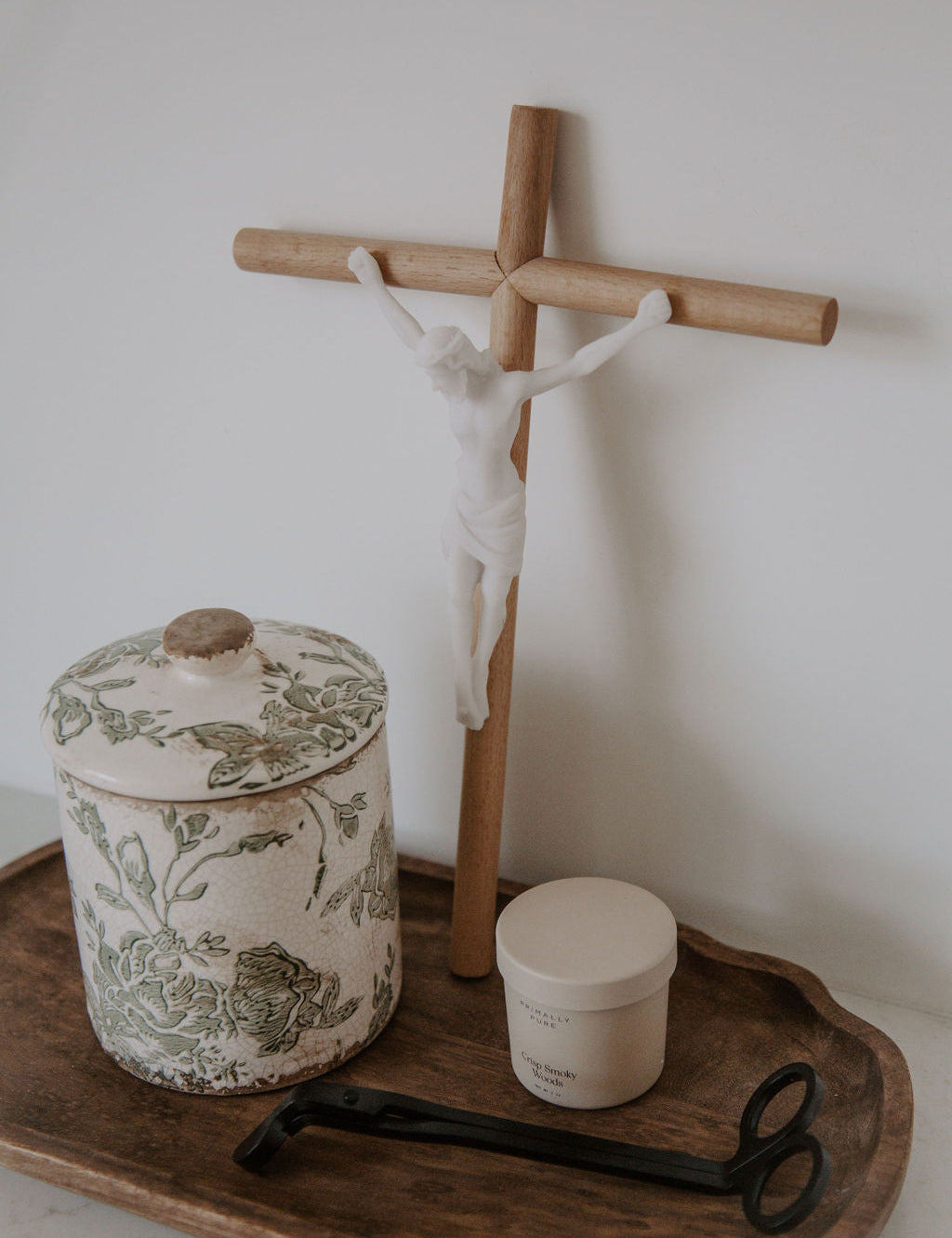 10 Beautiful Ways to Stylize a Standing Crucifix in Your Home