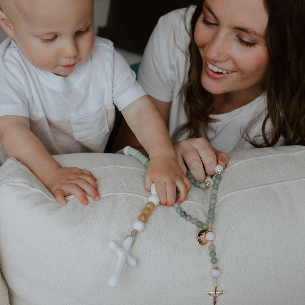 Our Lady of the Rosary | Mommy & Me Set |  Chews Life x West Coast Catholic