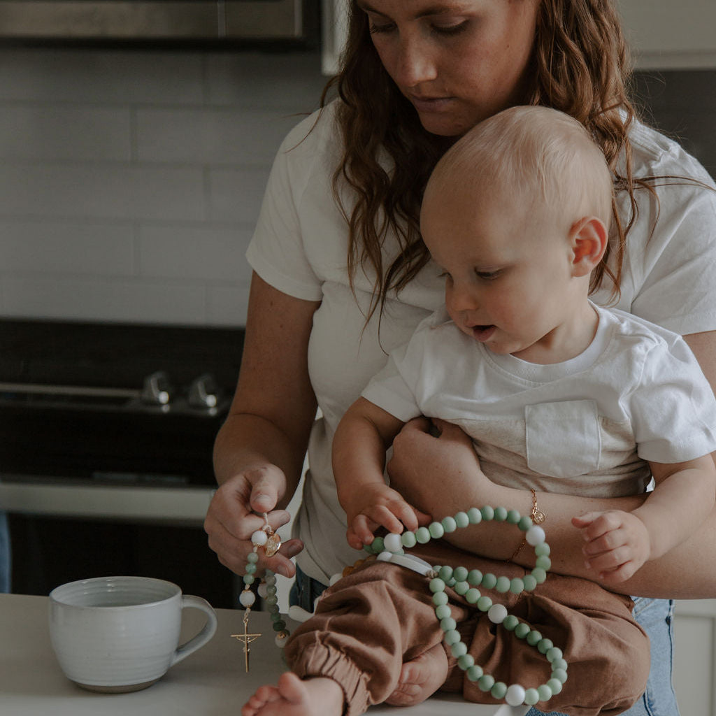 Our Lady of the Rosary | Mommy & Me Set |  Chews Life x West Coast Catholic