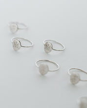 Silver Marian Consecration Ring styled product photo