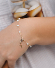 Pearl Rosary Bracelet