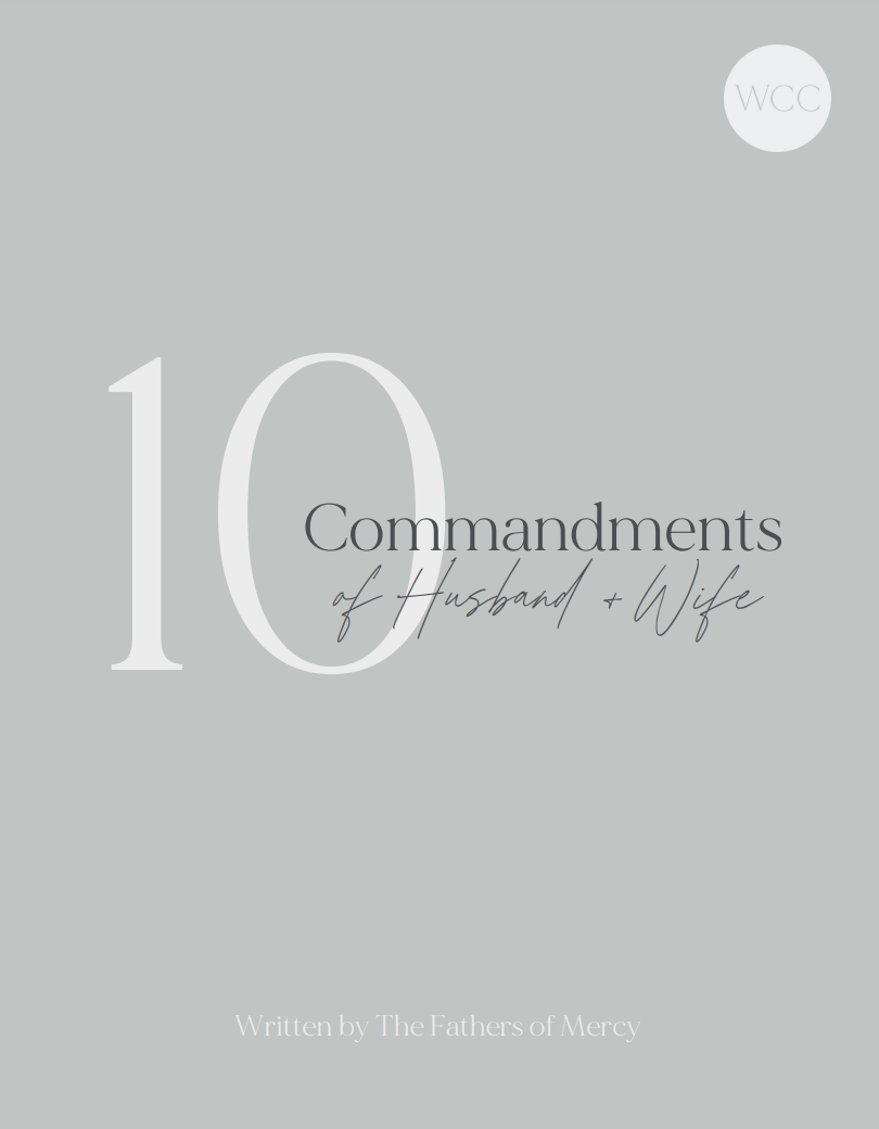 Cover of 10 Commandments of Husband + Wife Free Download