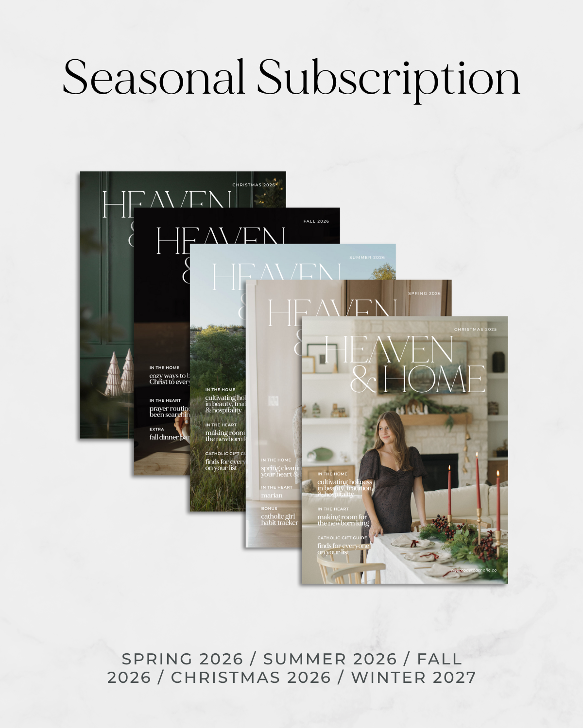 Heaven & Home Magazine Subscription | COMING SOON