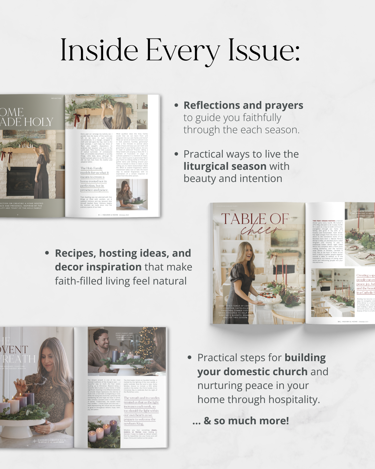 Heaven & Home Magazine Subscription | COMING SOON