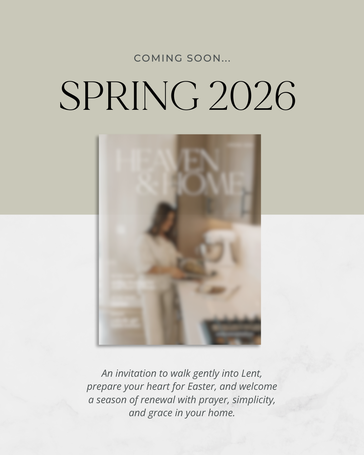 Heaven & Home Magazine Subscription | COMING SOON