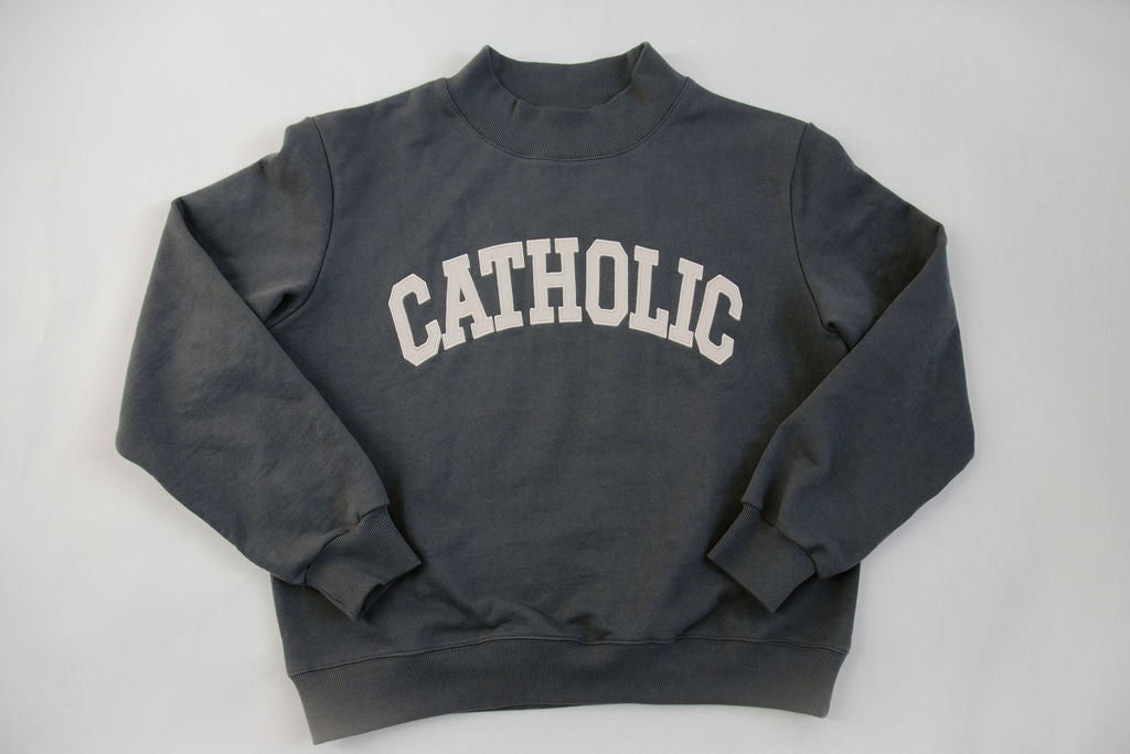 Catholic Varsity Mockneck Sweatshirt