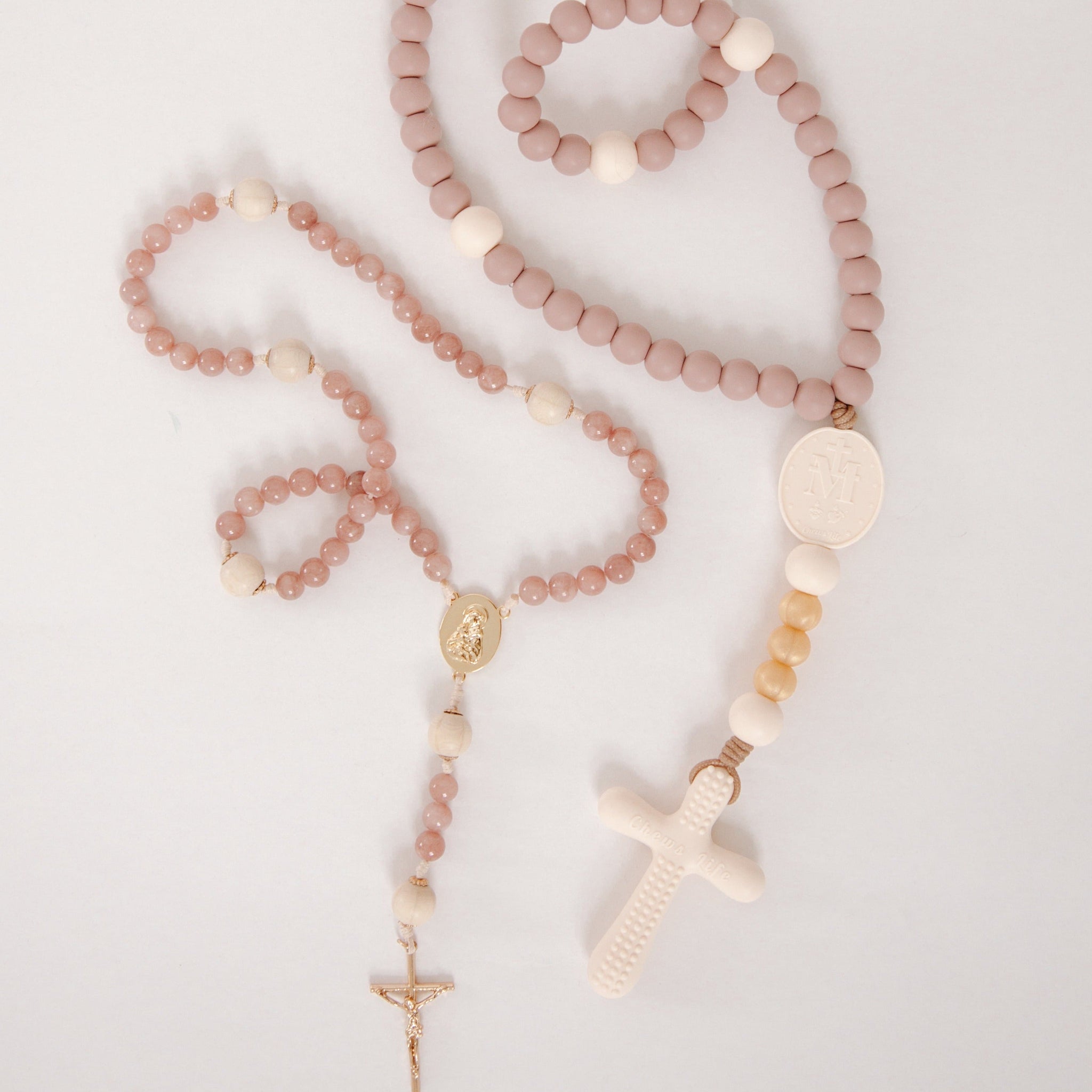 Mother of God | Mommy & Me Rosary Set | Chews Life x West Coast Catholic