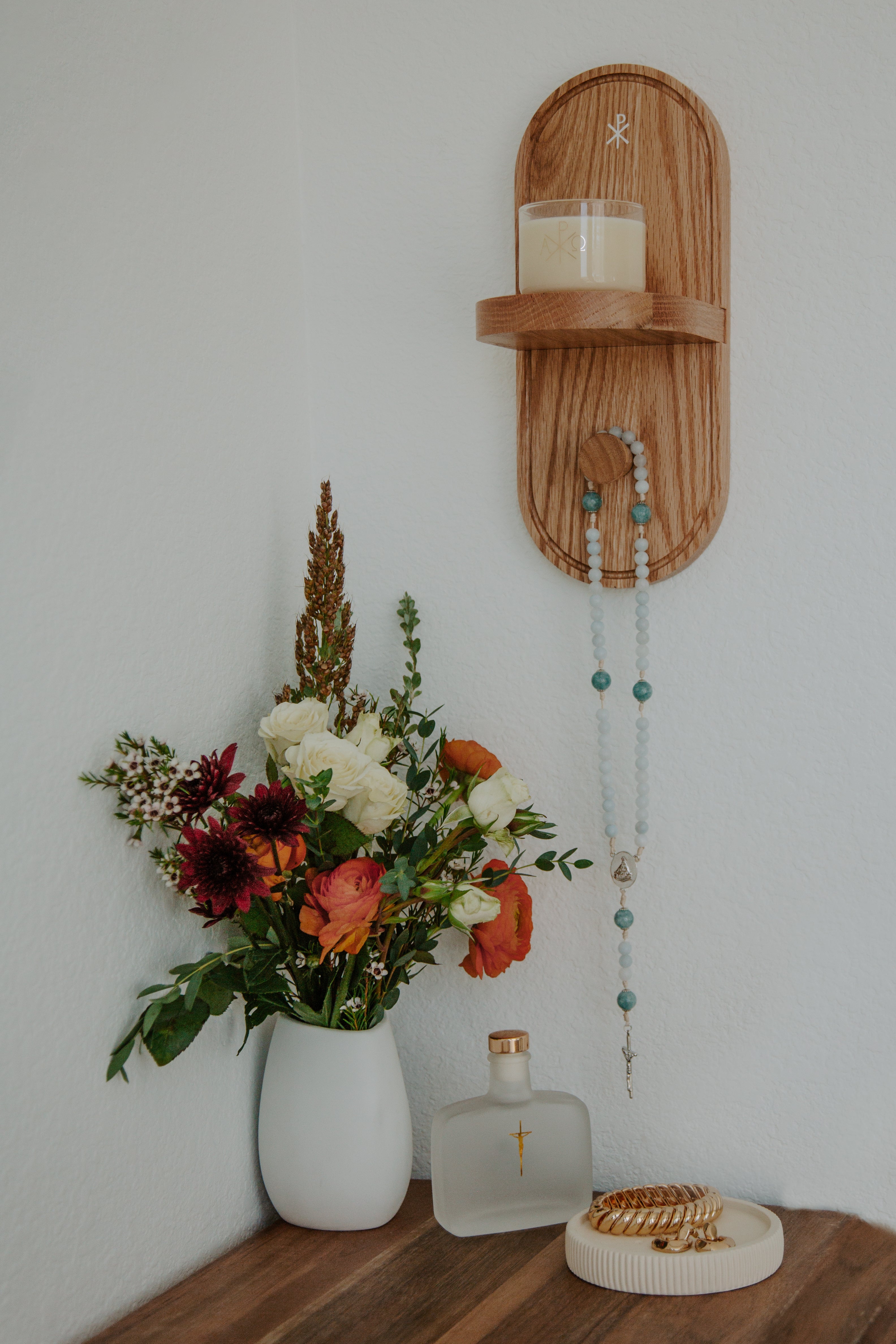 Rosary Prayer Shelf