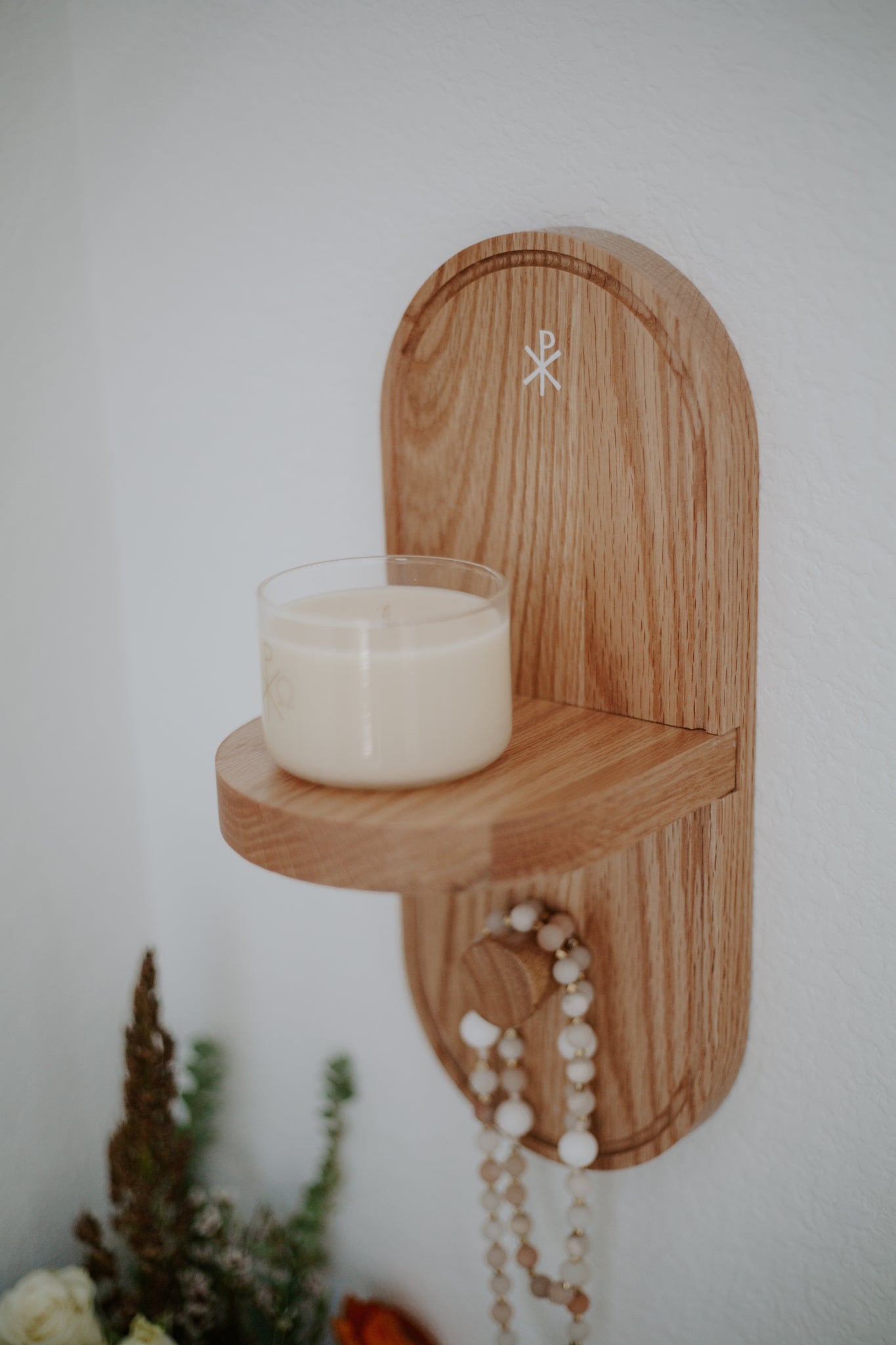 Rosary Prayer Shelf