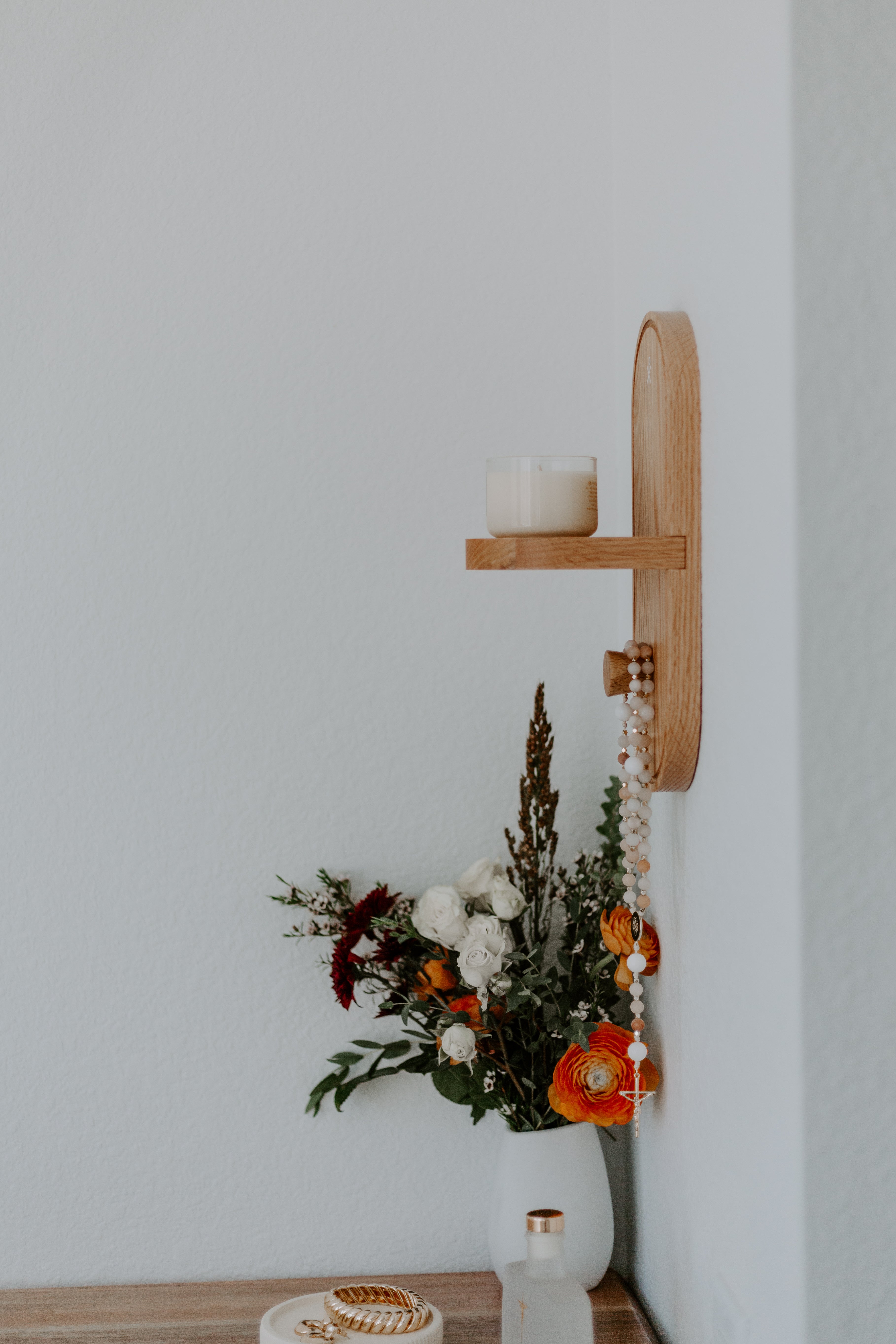 Rosary Prayer Shelf