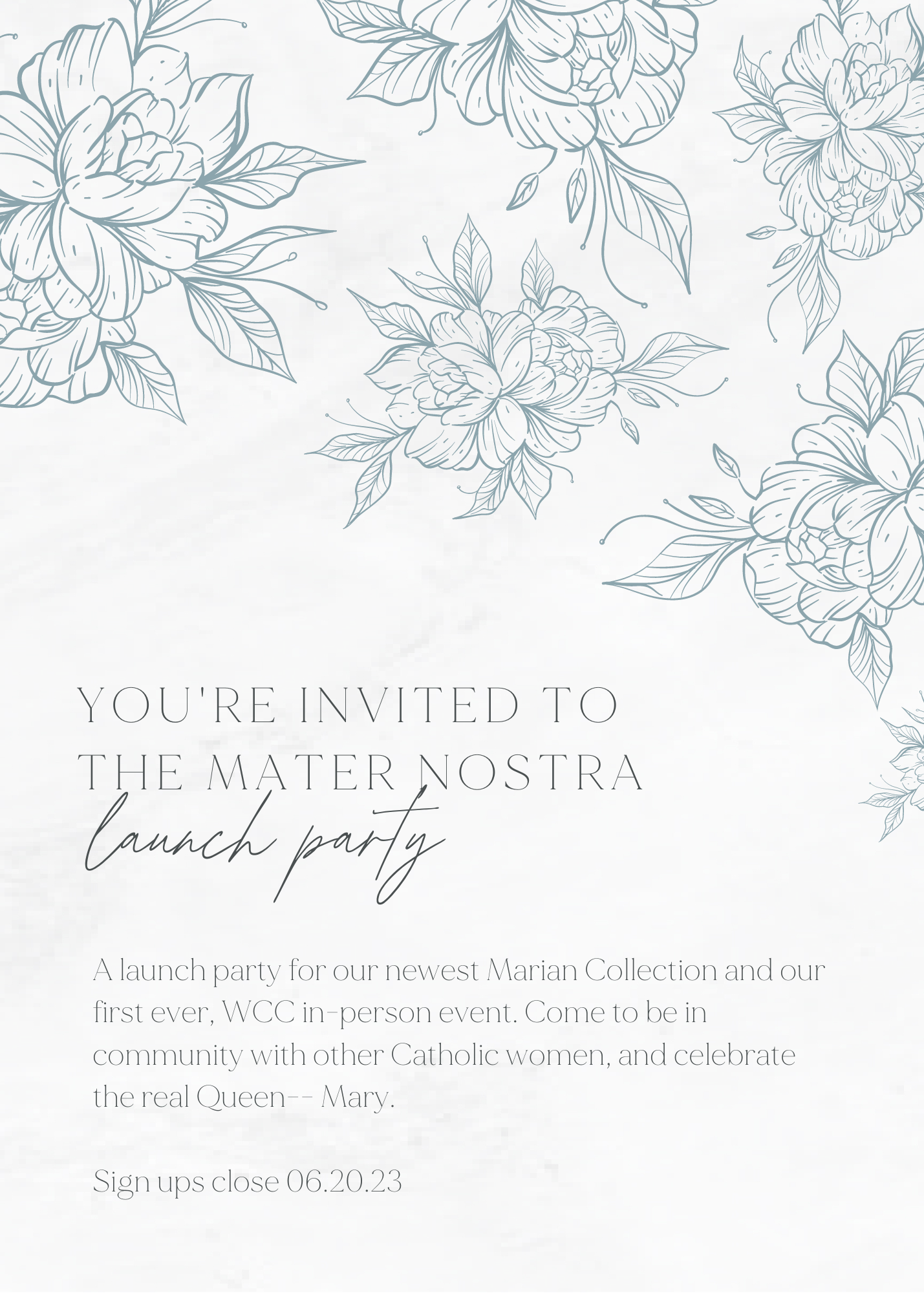 Mater Nostra Launch Party Ticket