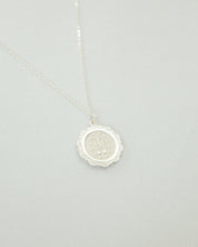 Our Lady of Grace miraculous medal silver necklace. Perfect Cath9olic jewelry for everyday wear. 