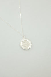 Our Lady of Grace miraculous medal silver necklace 2