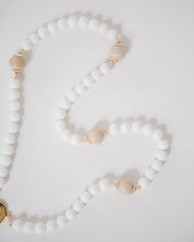 Queen of angels beads detail photo 