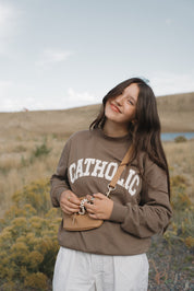 Catholic Varsity Mockneck Sweatshirt