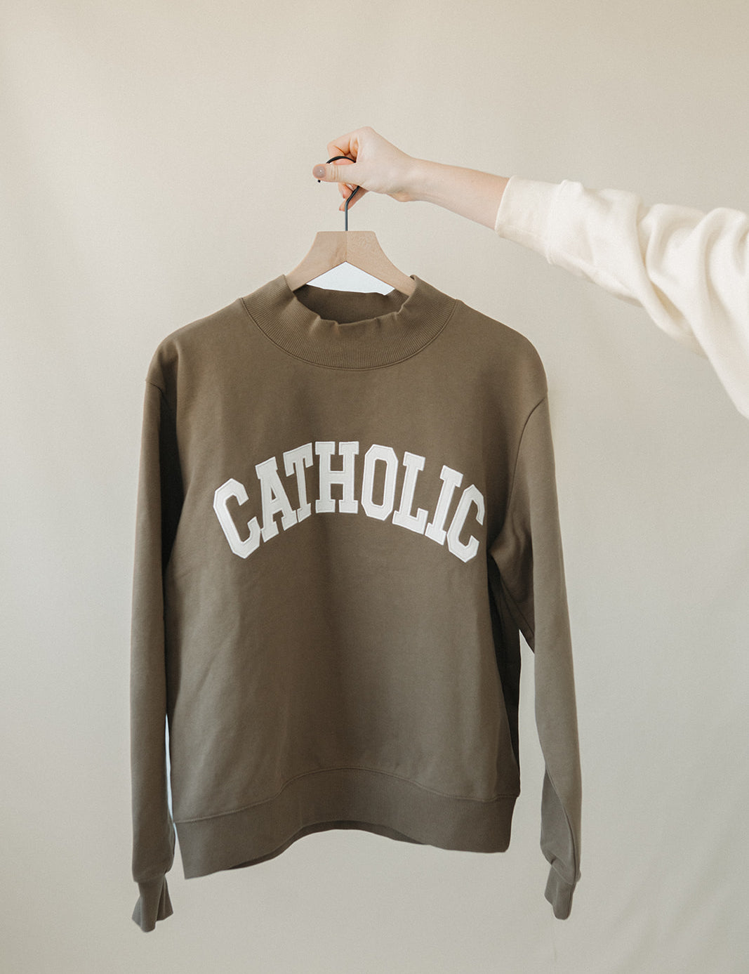 Catholic Varsity Mockneck Sweatshirt
