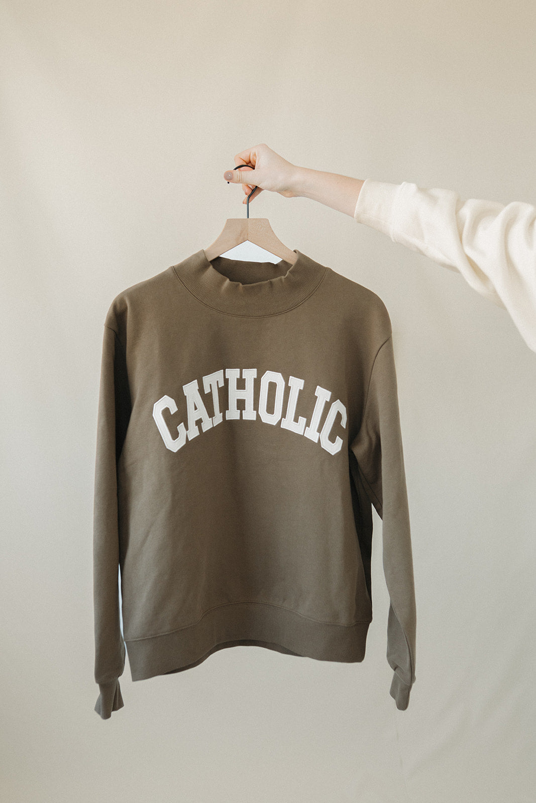Catholic Varsity Mockneck Sweatshirt