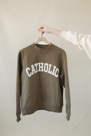Catholic Varsity Mockneck Sweatshirt