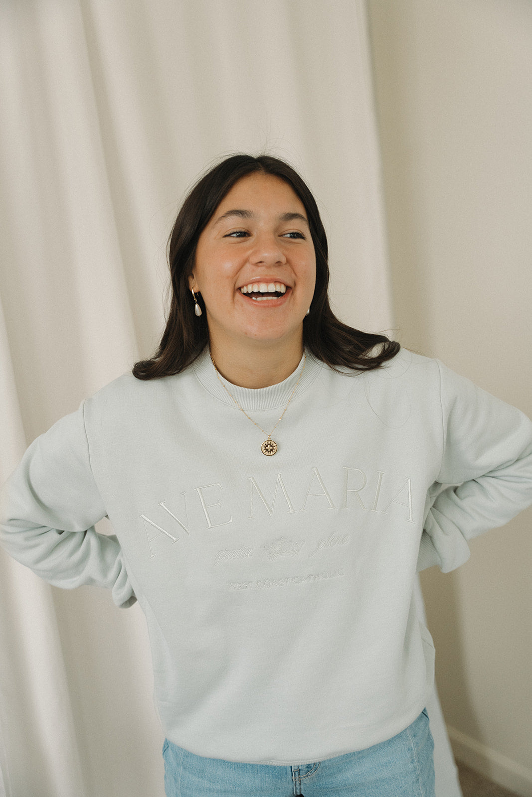 Ave Maria Crewneck Sweatshirt