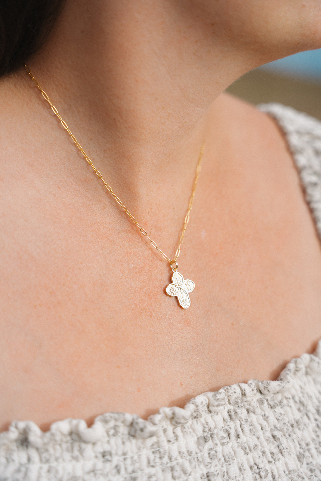 Four Way Cross Necklace