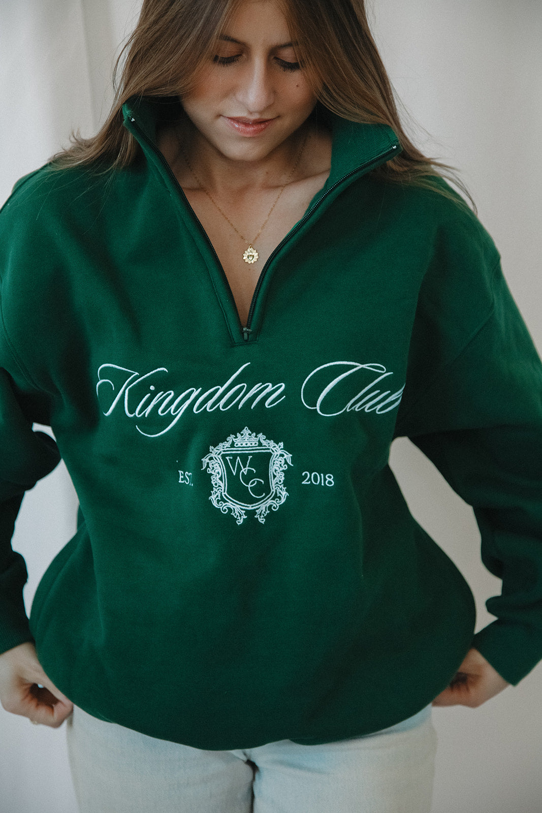 Kingdom Club Half Zip Sweatshirt