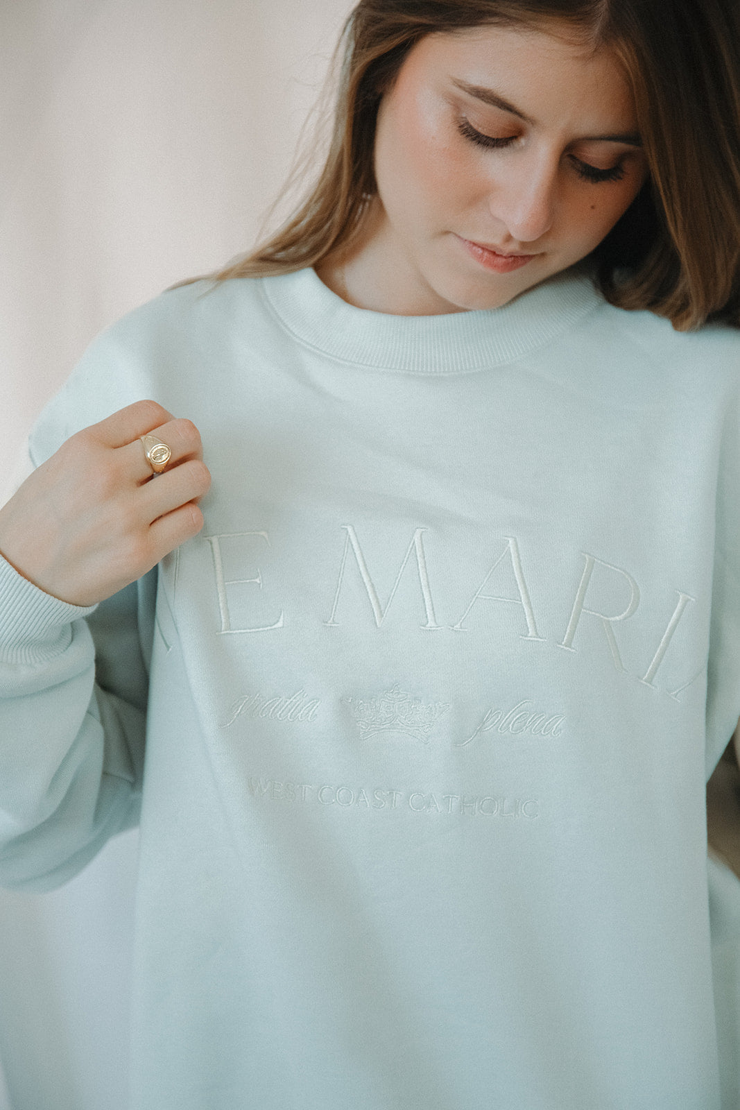 Ave Maria Crewneck Sweatshirt