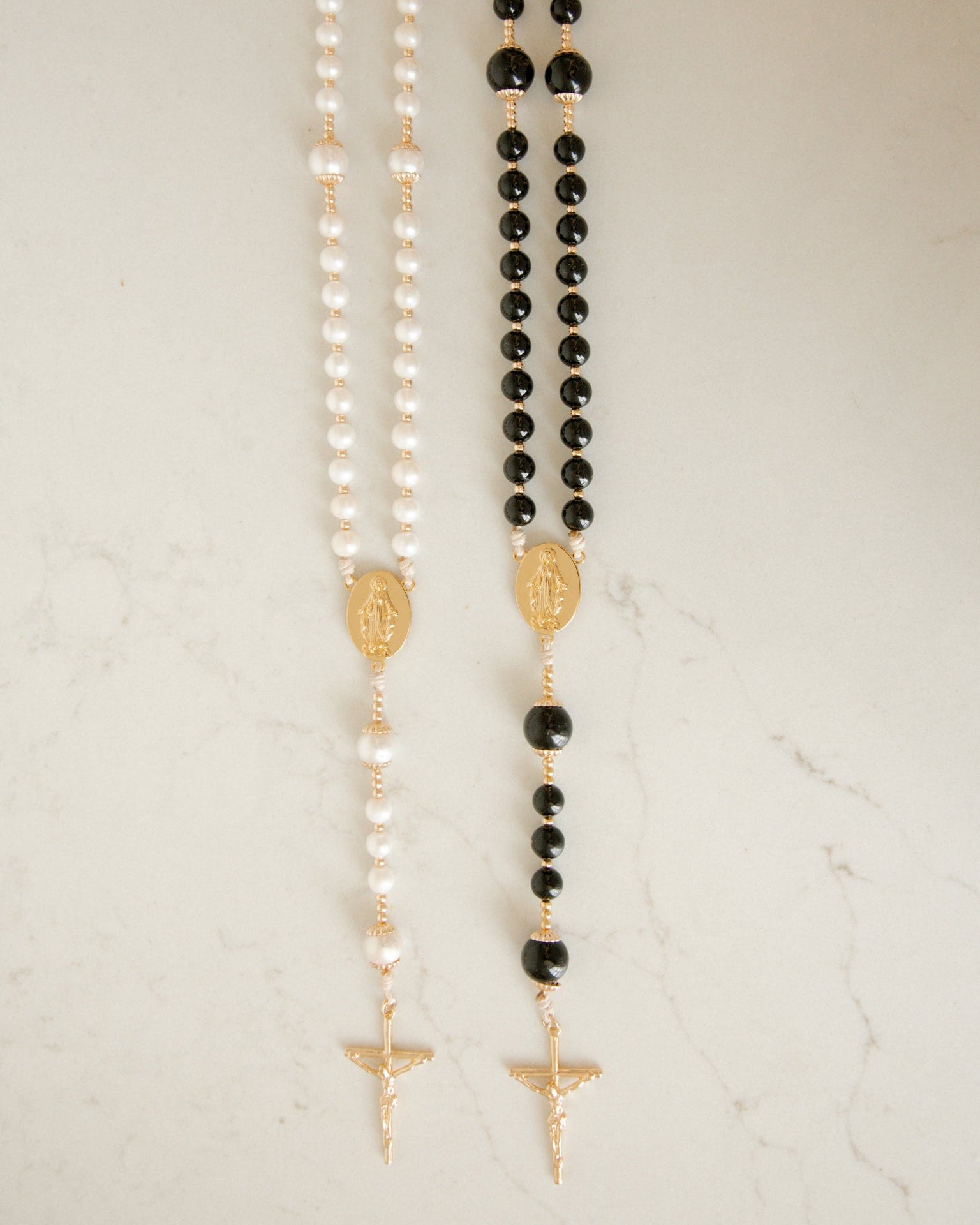 Bride & Groom Rosary Set