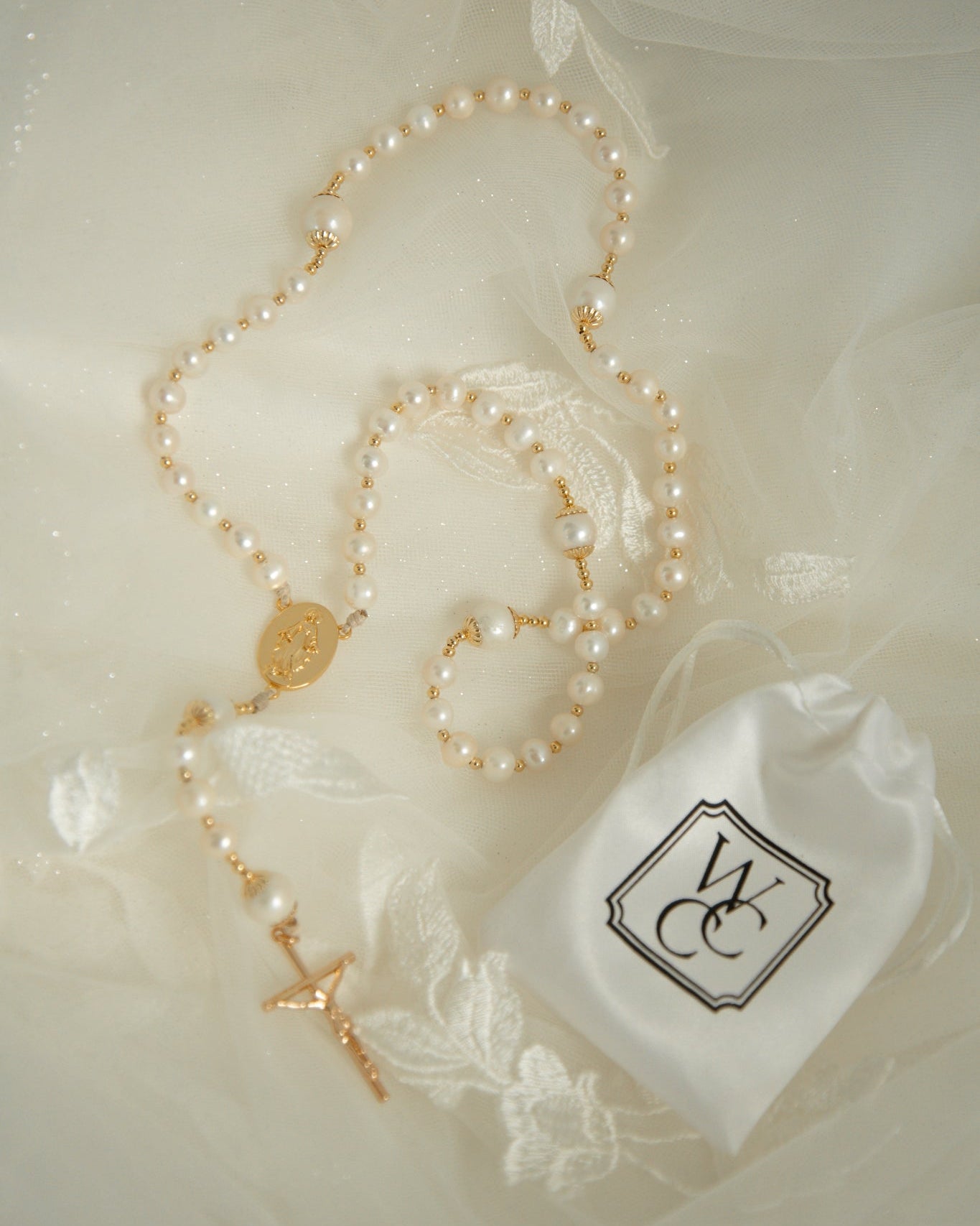 Bride & Groom Rosary Set