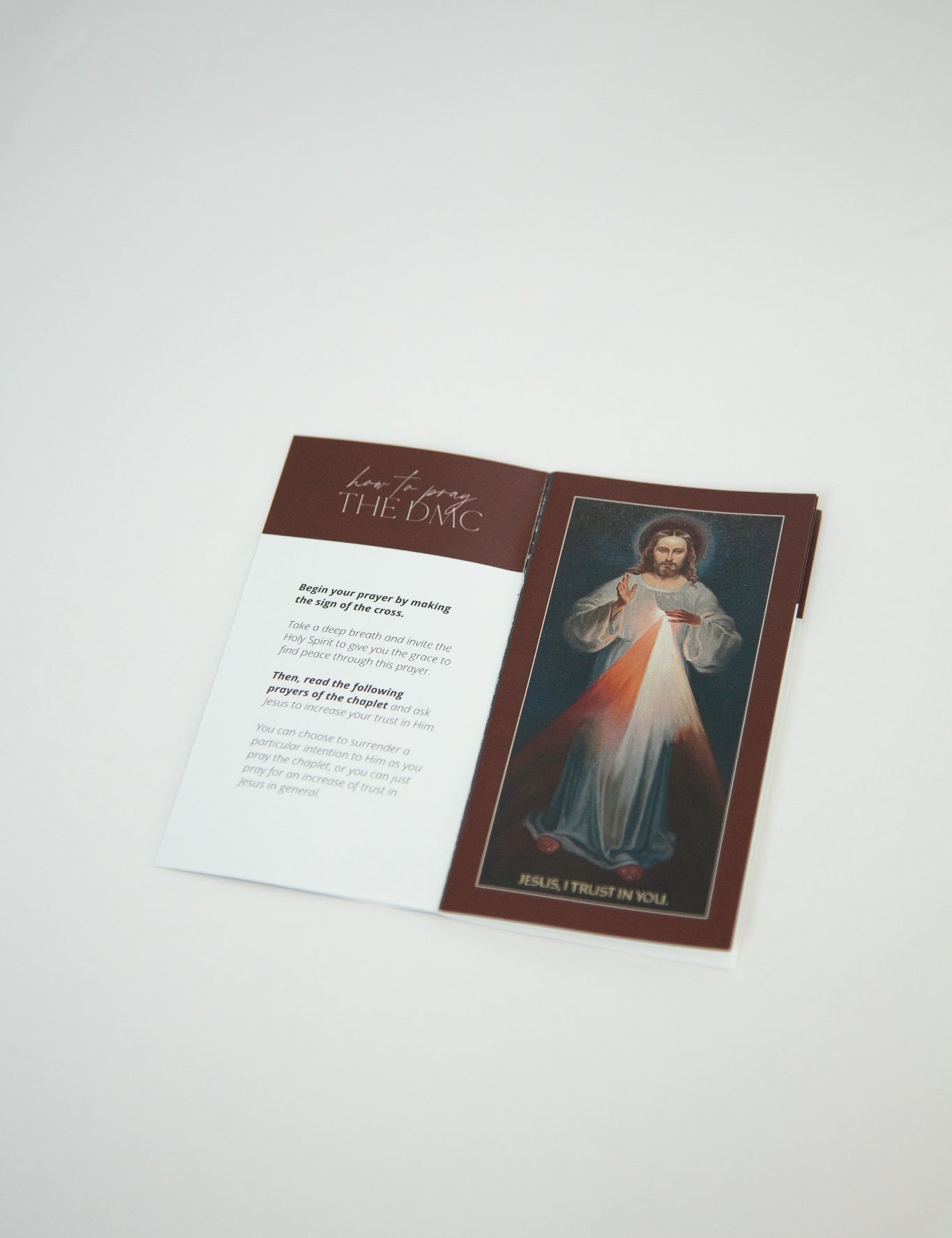 Divine Mercy Chaplet booklet guide. How to pray the divine mercy chaplet. 