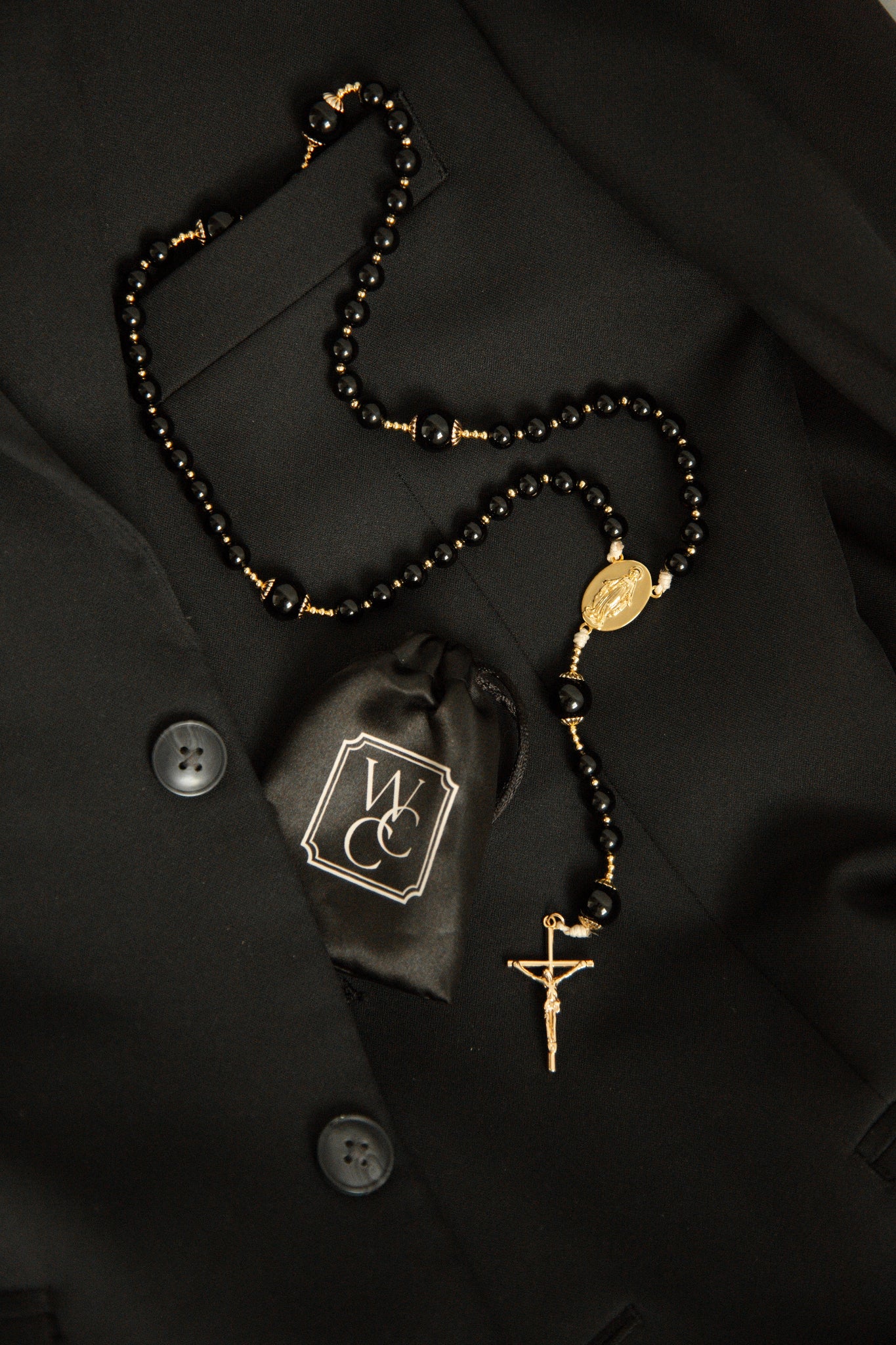 Bride & Groom Rosary Set