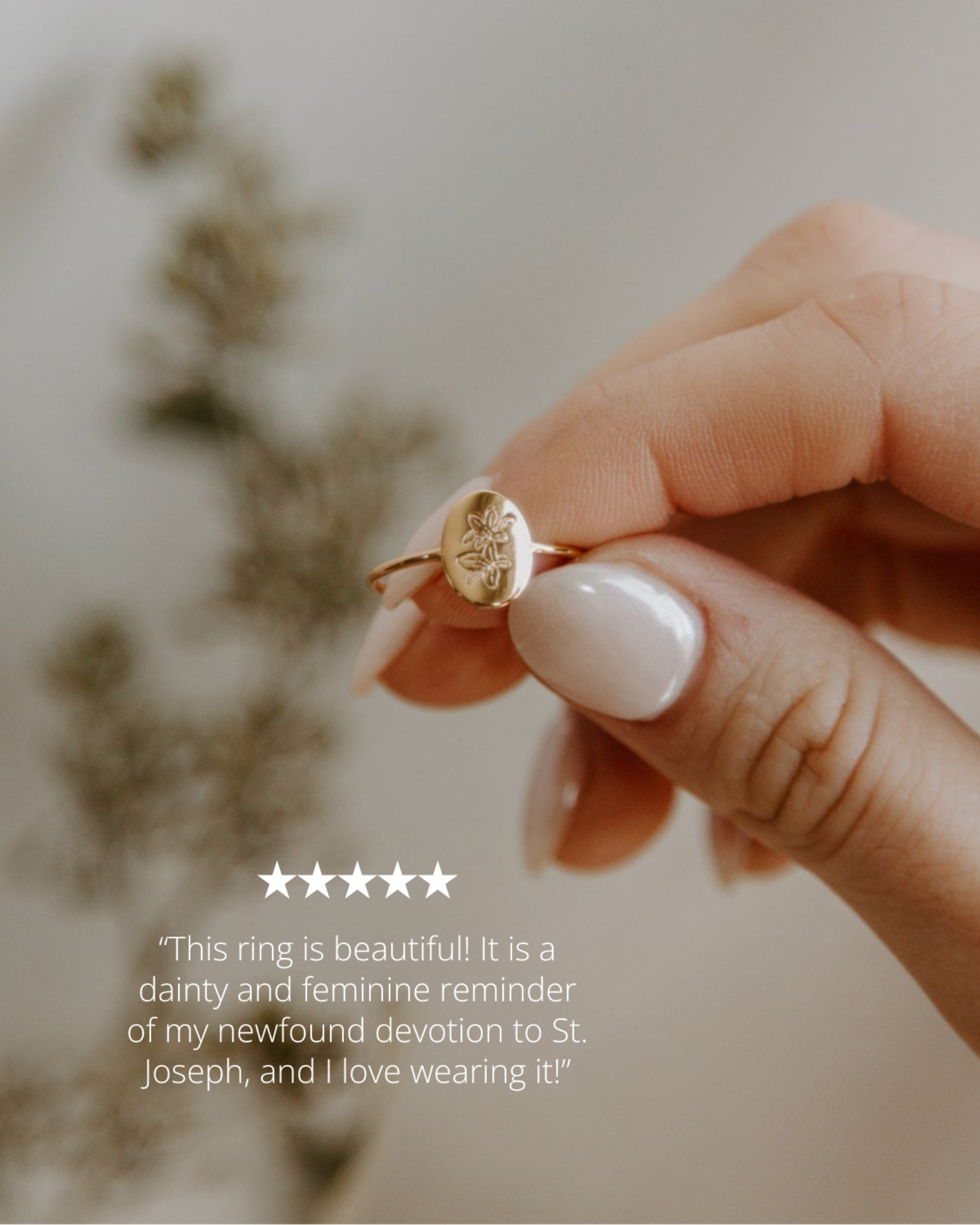 St. Joseph Consecration Ring – Catholic Jewelry for Devotion to St