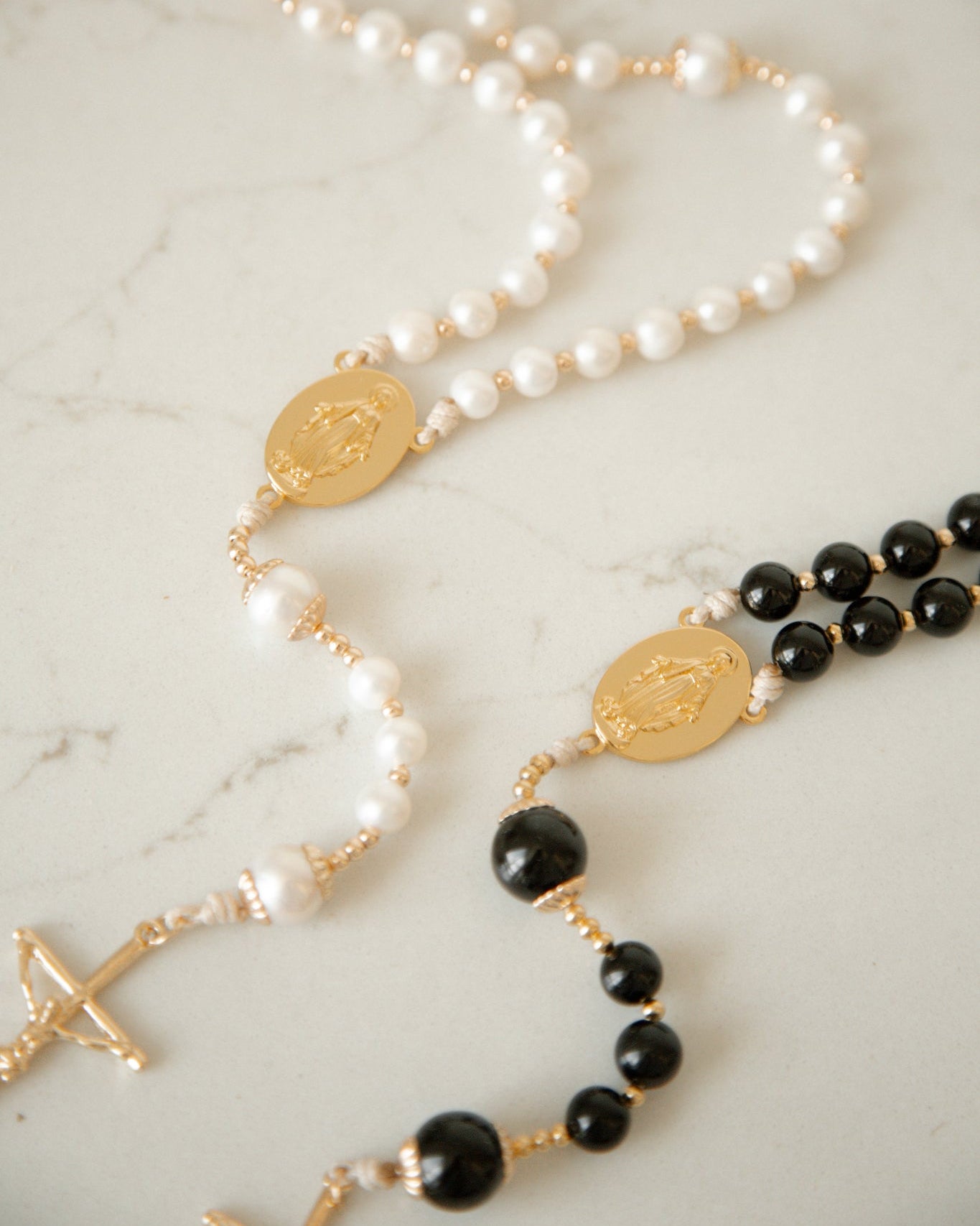 Bride & Groom Rosary Set
