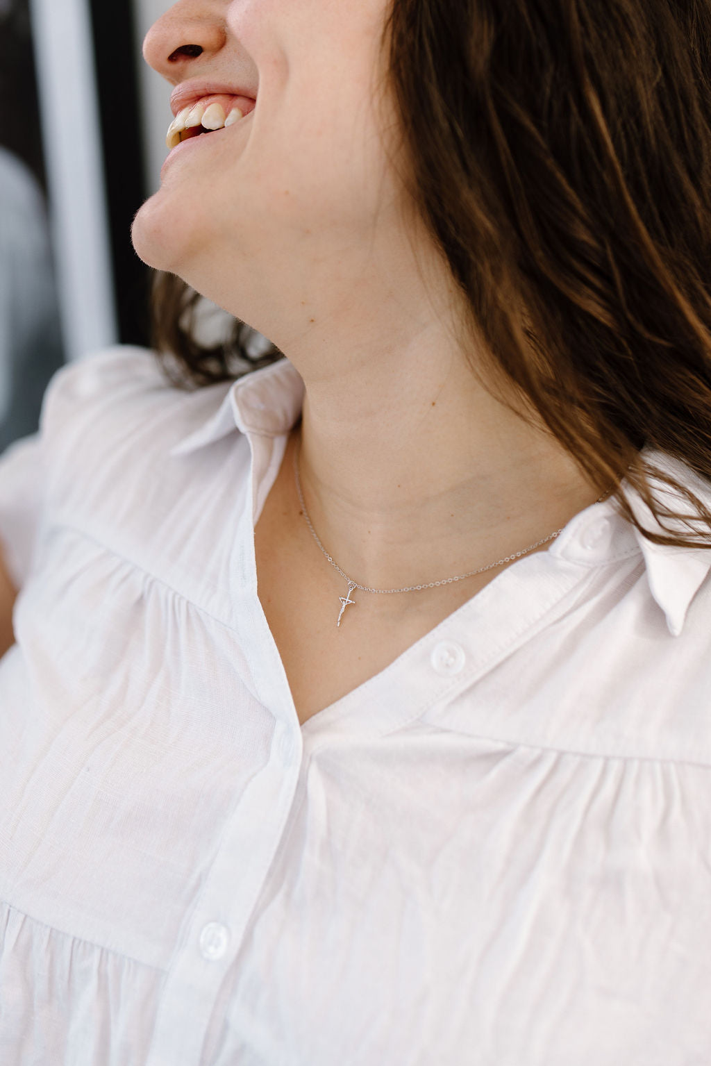 Dainty Crucifix Necklace