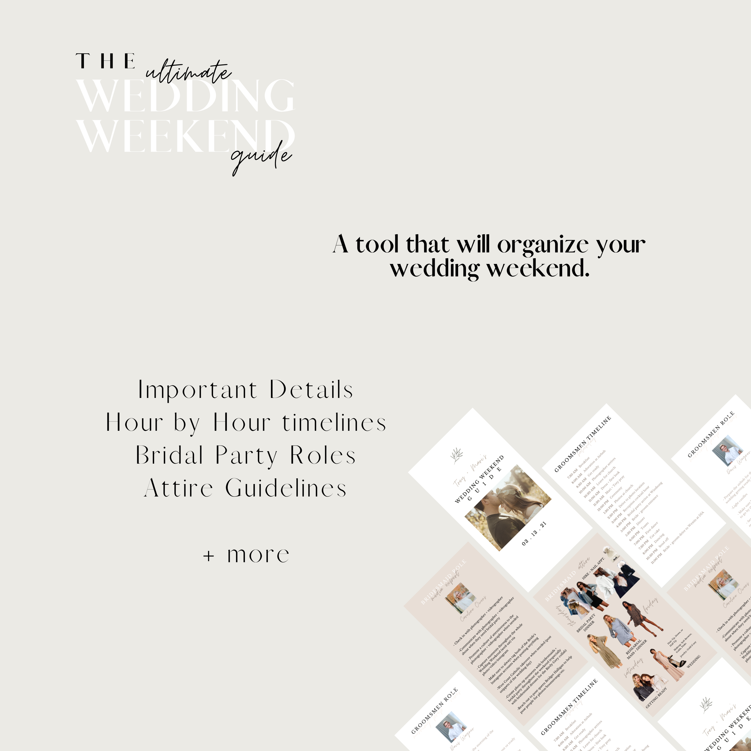 The Ultimate Wedding Weekend Guide