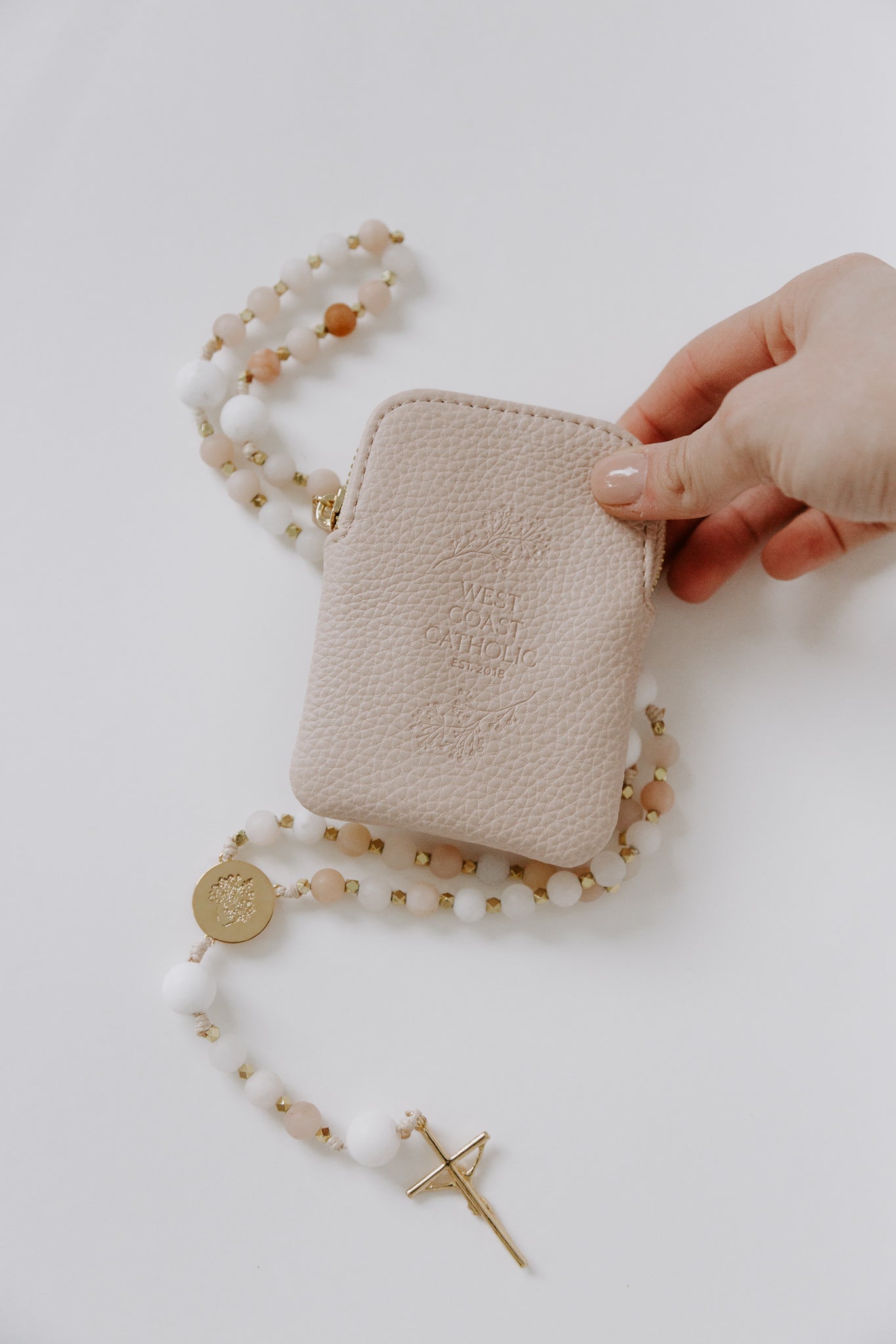 Leather or Leatherette Rosary Pouch Small Pouch Rosary 