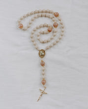 Madonna rosary styled product photo